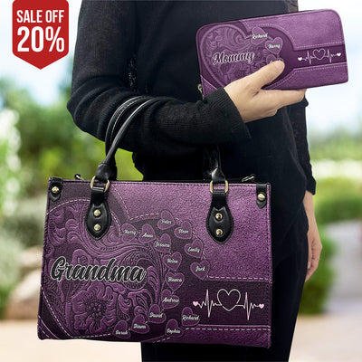 Combo Leather Wallet And Bag