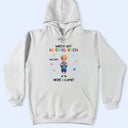 Adorable,Back To School,Gift For Kids,Vector - Watch Out Kindergarten Kid With Backpack - Personalized T Shirt