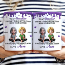 Gift For Daughter,Mom,Daughters,Happy - Watching You Be A Mom - Personalized White Edge-to-Edge Mug