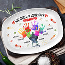 Gift For Grandpa,Gift For Father,Funny,Grilling - We Grill-y Love - Personalized Plate