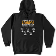 Gift For Father, Gift For Grandpa, Funny, Fishing - We Hooked The Best Dad Fishing - Personalized T Shirt