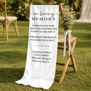Sentimental,Family,Wedding,Custom Text - We Know You'd Be Here Today - Personalized Chair Sign