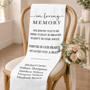 Sentimental,Family,Wedding,Custom Text - We Know You'd Be Here Today - Personalized Chair Sign