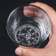 Gift For Grandpa,Gift For Father,Non-Eng,Icon,Proud - We Love You Every Day - Personalized Engraved Whiskey Glass