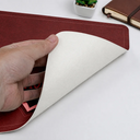 Gift For Husband,Gift For Uncle,Gift For Grandpa,Gift For Father,Dad - Children,Grandpa - Grandkids,Non-Eng,Icon,Sentimental - We Love You Grandpa Dad Kids Handprints - Personalized Leather Desk Mat