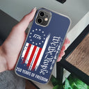 Independence Day,America 250th,Gift For Yourself,Happy,No Custom,Gift For Women,Gift For Men - We The People 250 Years Of Freedom - Personalized Clear Phone Case