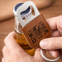 Independence Day,America 250th,Gift For Men,Gift For Boyfriend,Gift For Husband,Gift For Uncle,Gift For Grandpa,Gift For Father,Gift For Son - We The People America 250 Years Of Freedom - Personalized Leather Bottle Opener Keychain