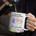 Old Best friends,Gift For Women,Funny,Top Market - We'll Be Friends Until We’re Old And Senile - Personalized White Edge-to-Edge Mug