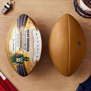 Football,Gift For Grandma,Gifts For Her,Grandma - Grandson,Icon,Sentimental,Top Market - Football Birthday Gift For Grandson - Personalized I Believe In You Leather Football