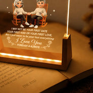 Anniversary, Christmas, Gift For Couples, Gift For Wife, Gifts For Her, Romantic, Vector - Anniversary Gift For Couples - Personalized To My Wife Night Light