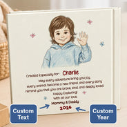 Custom Photo Kid's Adventure Little Animal Parade Colored Sketch - Personalized Story Picture Book