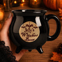 Playful,Halloween,Gift For Yourself,Icon - Witches Brew Halloween Style - Personalized Cauldron Mug