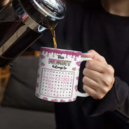 Gift For Mother,Gift For Grandma,Happy - Word Search Puzzle This Mom Grandma Belongs To - Personalized White Edge-to-Edge Mug