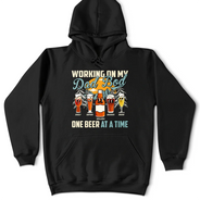 Gift For Father,Gift For Grandpa,Funny - Working On My Dad Bod One Beer At A Time Fun Father - Personalized T Shirt
