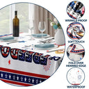 Independence Day,America 250th,Family,Happy,Gift For Yourself - Faux Embroidery Effect Fireworks Stars USA 250 Years Of Freedom - Personalized Tablecloth