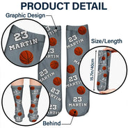 Christmas, Football, Gift For Kids, Happy, Icon - Sports Gift For Kids - Personalized American Football Baseball Soccer Socks
