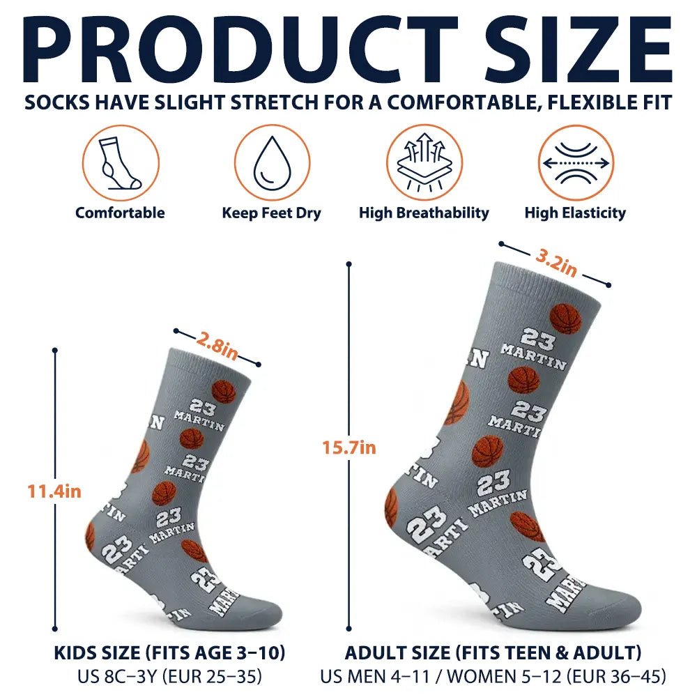 Christmas, Football, Gift For Kids, Happy, Icon - Sports Gift For Kids - Personalized American Football Baseball Soccer Socks