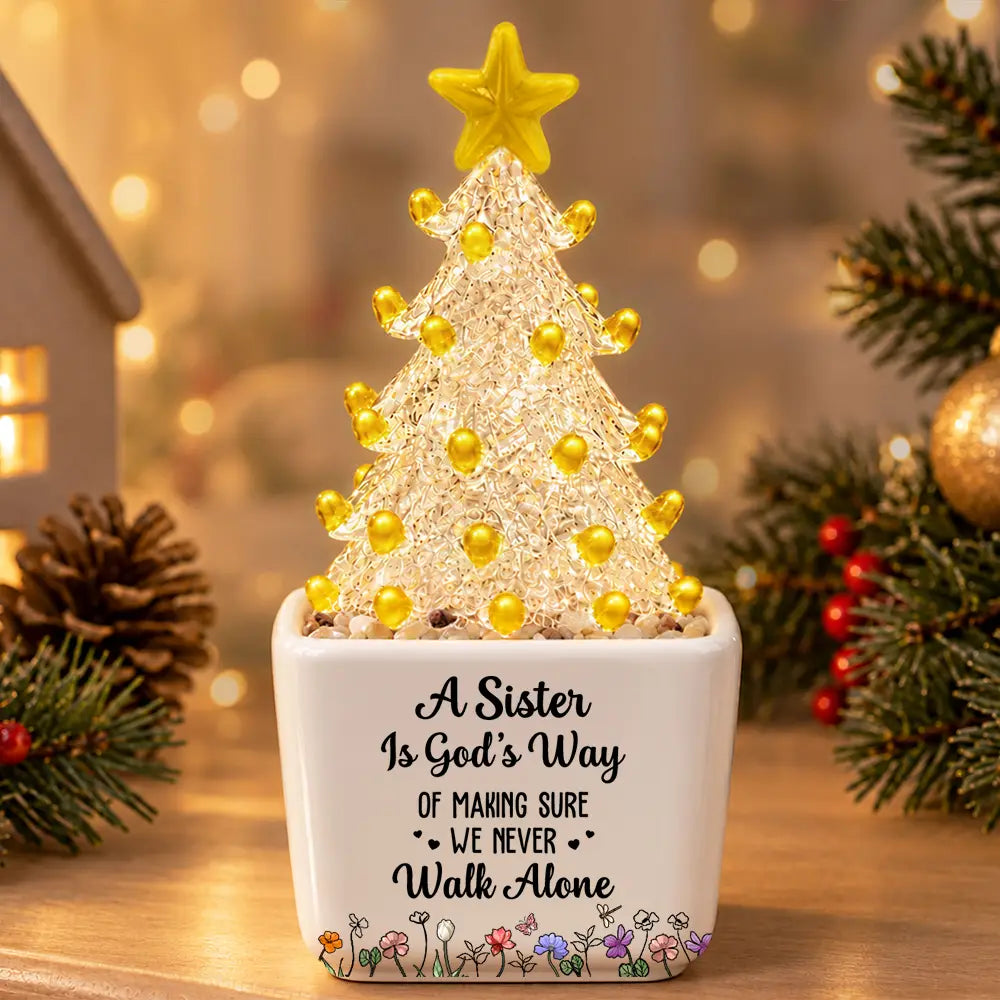 Afro Besties, Christmas, Gift For Bestie, Grateful, Vector - Christmas Gift For Best Friend - Personalized A Friend Is God's Way Of Making Sure We Never Walk Alone Stained Glass Christmas Tree