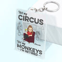 What Day Is Today Who Cares Retired - Gift For Parents, Grandparents, Retired, Retirement Gift - Personalized Custom Acrylic Keychain