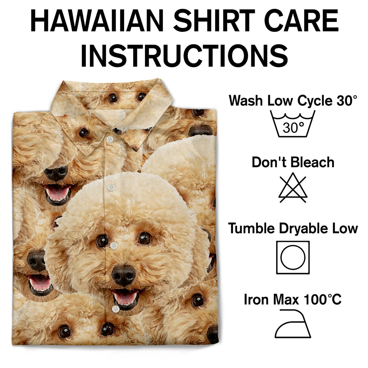 Custom Photo Funny Family Pet Face Pattern - Gift For Men, Dog And Cat Lovers, Family - Personalized Hawaiian Shirt