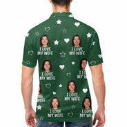 Custom Photo Funny I Love My Lover - Gift For Husband, Boyfriend - Personalized Polo Shirt
