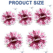 Nana, Mom, Auntie Family Sunflower - Birthday, Loving Gift For Mother, Grandma, Grandmother - Personalized Magnet