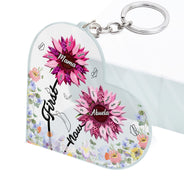 First Mom Now Grandma - Gift For Mothers, Grandmas, Aunties - Personalized Acrylic Keychain