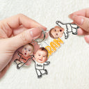 Custom Photo Nana, Mom, Auntie - Birthday, Loving Gift For Mother, Grandma, Grandmother - Personalized Acrylic Tag Keychain
