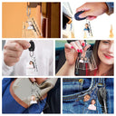 Custom Photo Calendar The Day You Became Our Dad Mom - Personalized Acrylic Tag Keychain