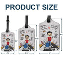 Travel More Worry Less - Personalized Luggage Tag