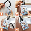 Travel More Worry Less - Personalized Luggage Tag