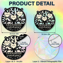 Tree Of Heart Grandkids Make Life Grand - Personalized Window Hanging Rainbow Suncatcher