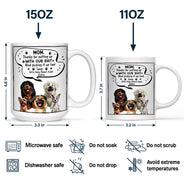 Dog Mom,Dog Lovers - Cute 3D Puppy Thanks For Being The Best Dog Mom Ever - Personalized Mug