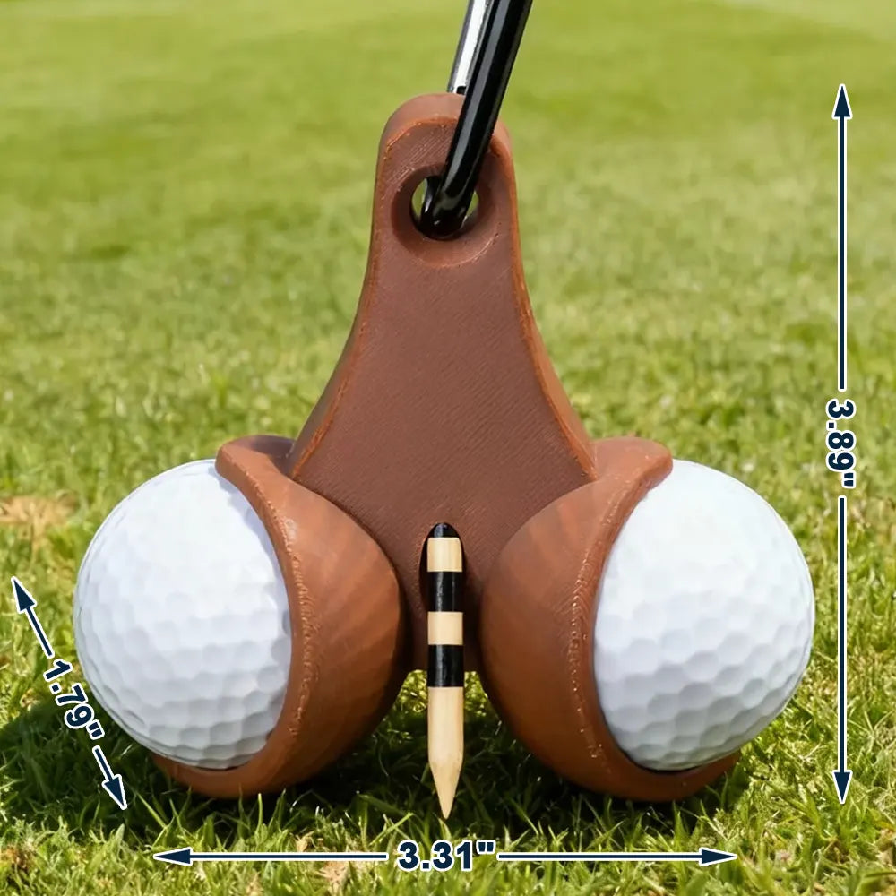 Funny,Golf,Sport Dad,Gift For Husband,Gift For Boyfriend,Gift For Men,Gift For Yourself,Gift For Grandpa,Dad's Hobby,Grandma's Hobby,Gift For Father - Custom Photo We Used To Live In Your Balls - Personalized 3D Printed Golf Ball Tee Holder