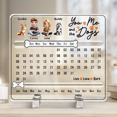 Acrylic Perpetual Desk Calendar