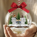 Gift For Couples,Christmas,Love - You And Me We Got This - Personalized 3D Acrylic Ball Ornament