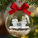 Gift For Couples,Christmas,Love - You And Me We Got This - Personalized 3D Acrylic Ball Ornament