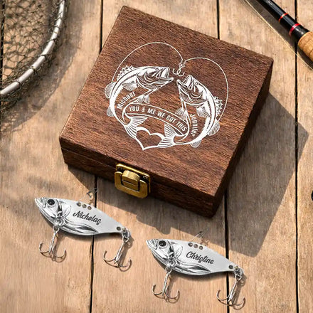 You And Me We Got This - Personalized Metal Fish Lure Set
