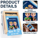 Gift For Couples,Old Couples,Gift For Husband,Gift For Boyfriend,Gift For Wife,Gift For Girlfriend,Love,LGBT - You And Me We Got This - Personalized Wooden Matchbox