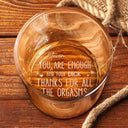 Gift For Couples, Love, LGBT - You Are Enough Thanks For All The Orgasms - Personalized Engraved Whiskey Glass