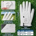 Gift For Couples, Golf, Romantic, Custom Text - You Are My Hole In One - Personalized Golf Glove