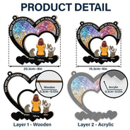 Sad, Memorial, Dog Lovers, Pet Lovers, Cat Lovers, Dog Mom - You Were My Favorite Hello Dog Cat Memorial - Personalized Window Hanging Suncatcher Ornament