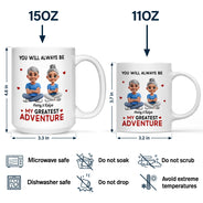 Gift For Couples,Gift For Husband,Gift For Wife,Gift For Boyfriend,Gift For Girlfriend,LGBT - You Will Always Be My Greatest Adventure - Personalized Mug