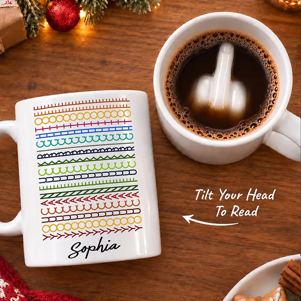 Gift For Colleagues,Christmas,Sarcastic,Icon - You Can Fck Right Off Secret Santa Christmas Gifts For Colleagues, Friends, Girlfriend - Personalized Mug