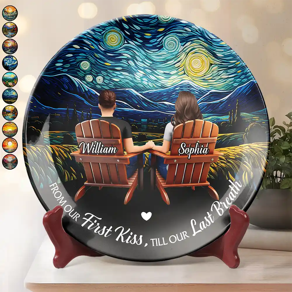 You & Me We Got This Till Our Last Breath - Personalized Ceramic Plate