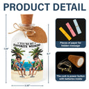 Gift For Couples,Gift For Husband,Gift For Wife,Gift For Boyfriend,Gift For Girlfriend,Funny - You're My Favorite Weirdo - Personalized Short Bottle Light