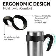 20 Oz Tumbler Handle, Reusable Anti-Slip Easy Grip Handle, Handle Holder For 20 Ounce Tumbler