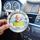 Parents,Memorial,Sad,Gift For Grandparents,Gift For Sibling,Family - Custom Photo Although You Cannot See Me I'm Always With You Memorial Heaven - Personalized Custom Shaped Car Visor Clip