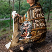 Reading,Gift For Yourself,Gift For Women,Happy - Reading Ripping Effect Girl This Is My Reading Blanket - Personalized Fleece Blanket, Sherpa Blanket