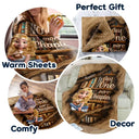 Reading,Gift For Yourself,Gift For Women,Happy - Reading Ripping Effect Girl This Is My Reading Blanket - Personalized Fleece Blanket, Sherpa Blanket